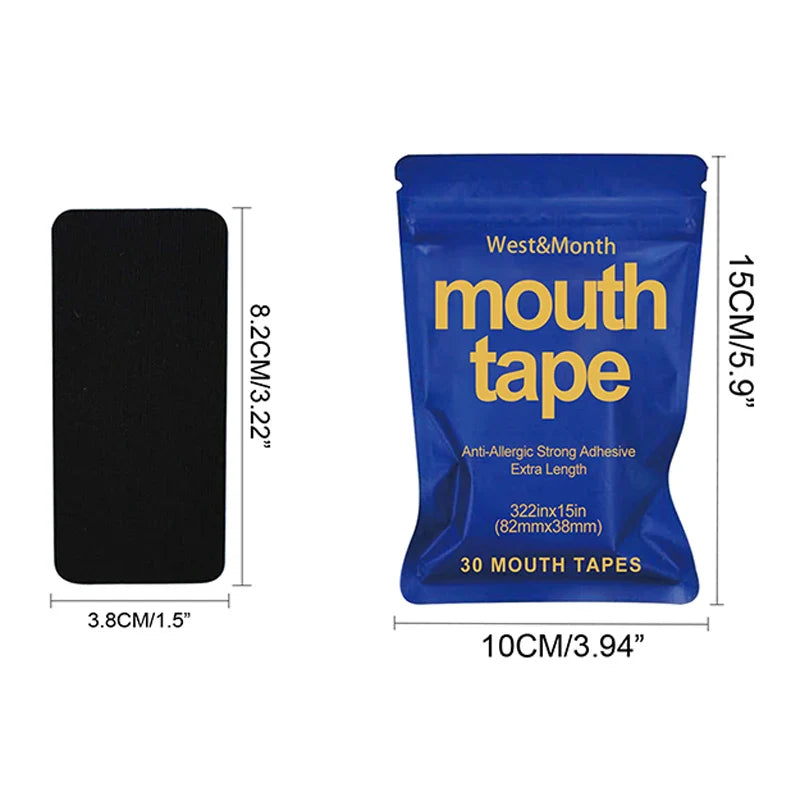 Stop Snoring Patch | Gentle Mouth Tape for Better Sleep and Nose Breathing