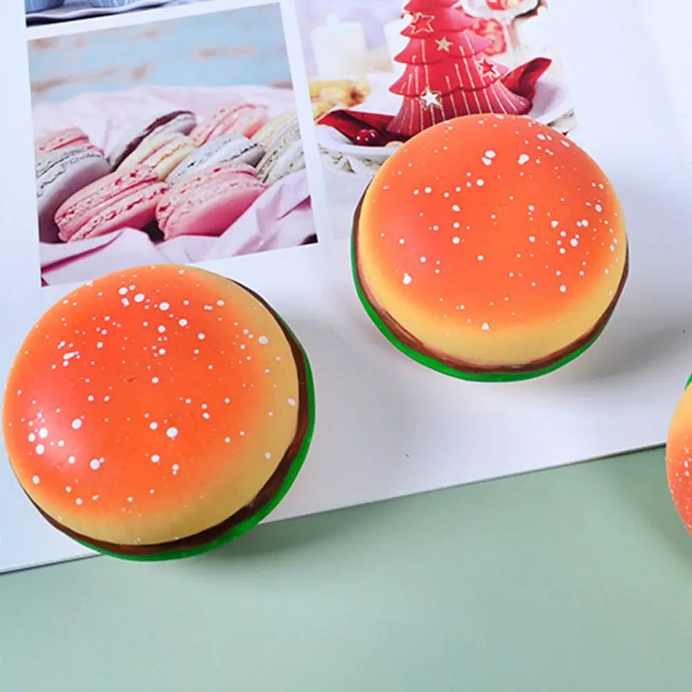 Squishy Hamburger Stress Ball | Sensory Toy for Stress and Anxiety Relief