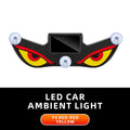 Solar Devil’s Eye Car Window Light | USB-C Rechargeable Flashing Warning Lamp