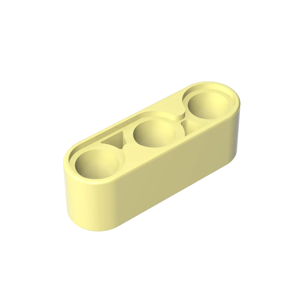 Gobricks GDS-663 Technical Liftarm Thick 1 x 3 | Compatible Building Block for DIY Creations