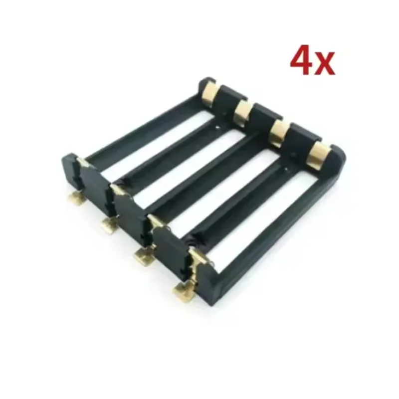 18650 Battery Holder Box | 1x 2x 4x 18650 SMT Battery Storage Case with Bronze Pins