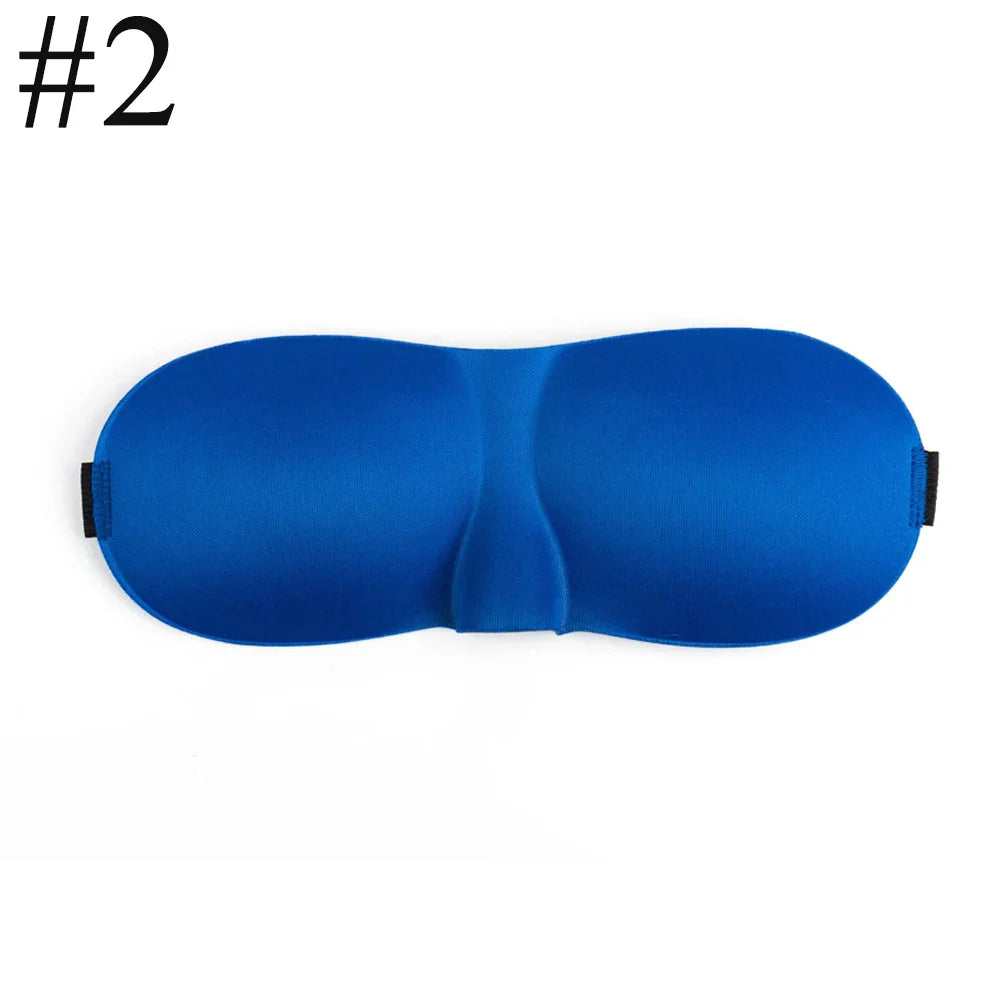 3D Contoured Sleep Eye Mask | Light Blocking Blindfold for Deep Sleep