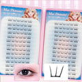 Large Capacity Korean Style Eyelashes Clusters | Dense DIY Mink Lashes for Eye Enlargement