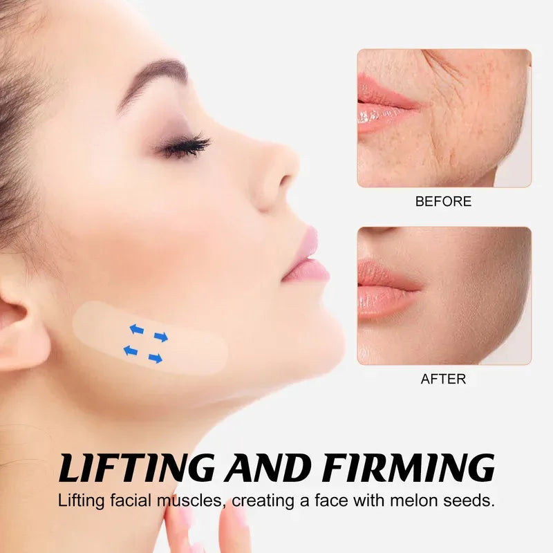 200pcs Invisible Lifting Face Stickers | V-Shape Face Lift Patches
