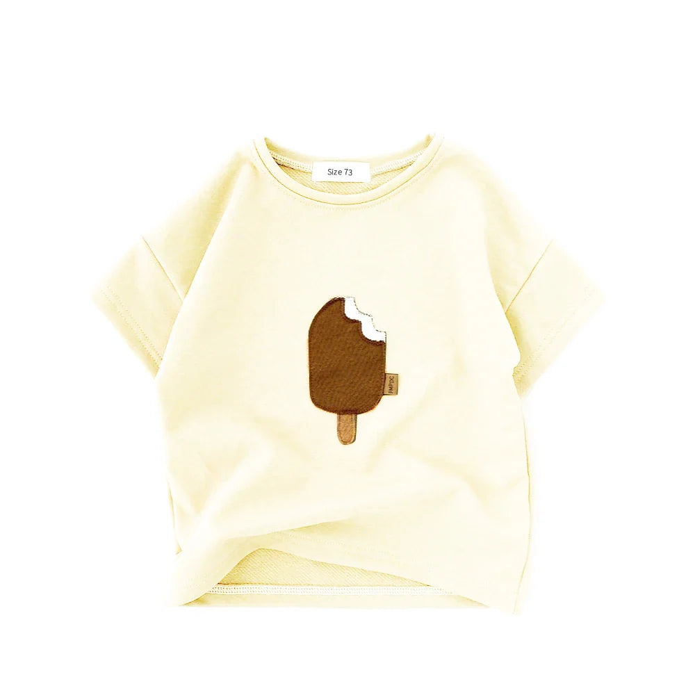 Baby Animal Print Cotton T-Shirt | Short Sleeve Top for Toddlers
