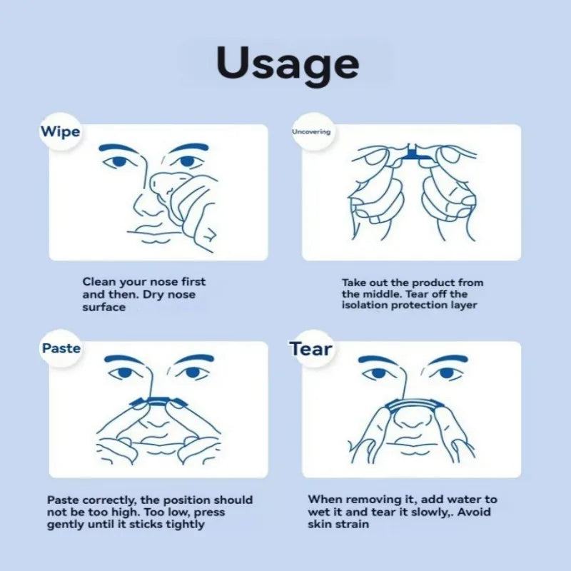 Nasal Snore Stopper Strips | Physical Expansion Nose Patch for Adults and Children