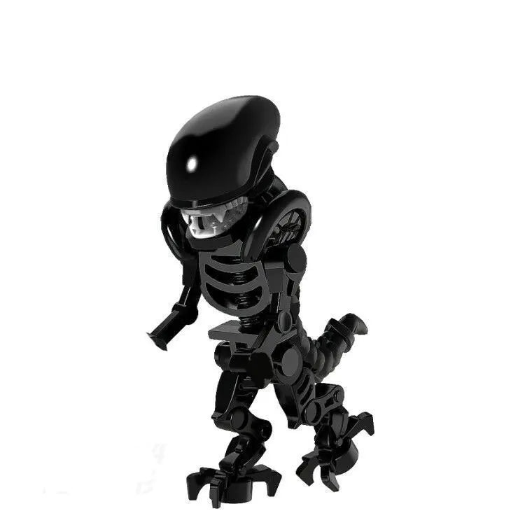 Alien Robot Monster Building Blocks | Creative Horror Movie Building Toy Set