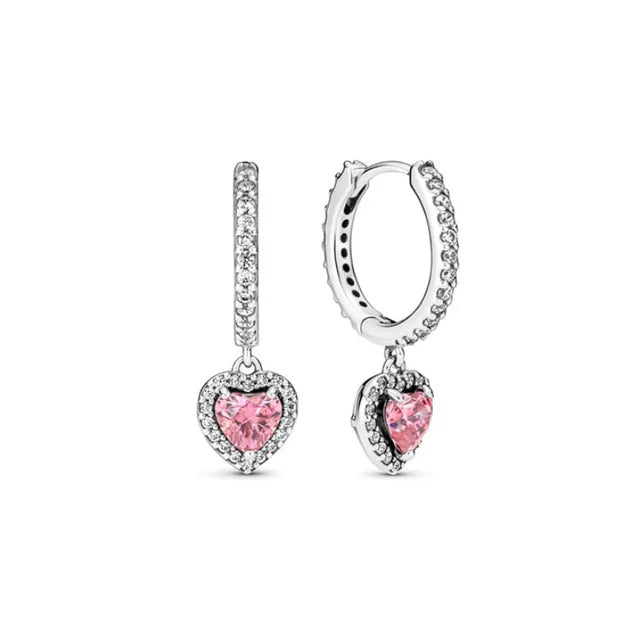 925 Silver Strawberry Butterfly Stud Earrings | Fine Jewelry Gift for Women