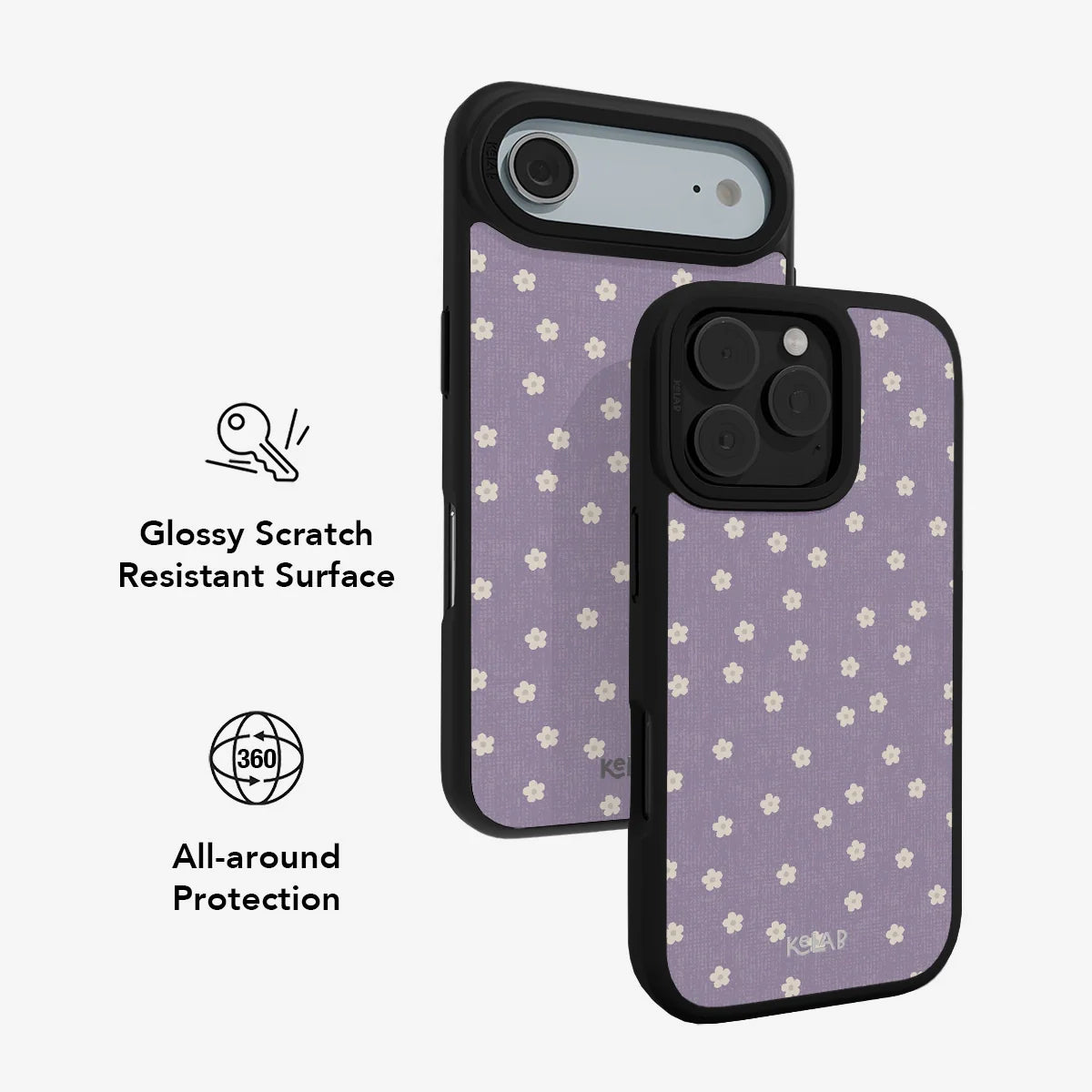 Violet flora | Purple Daisy iPhone Case