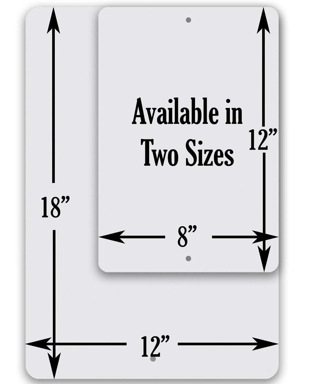 A Crowded Camper - Metal Sign