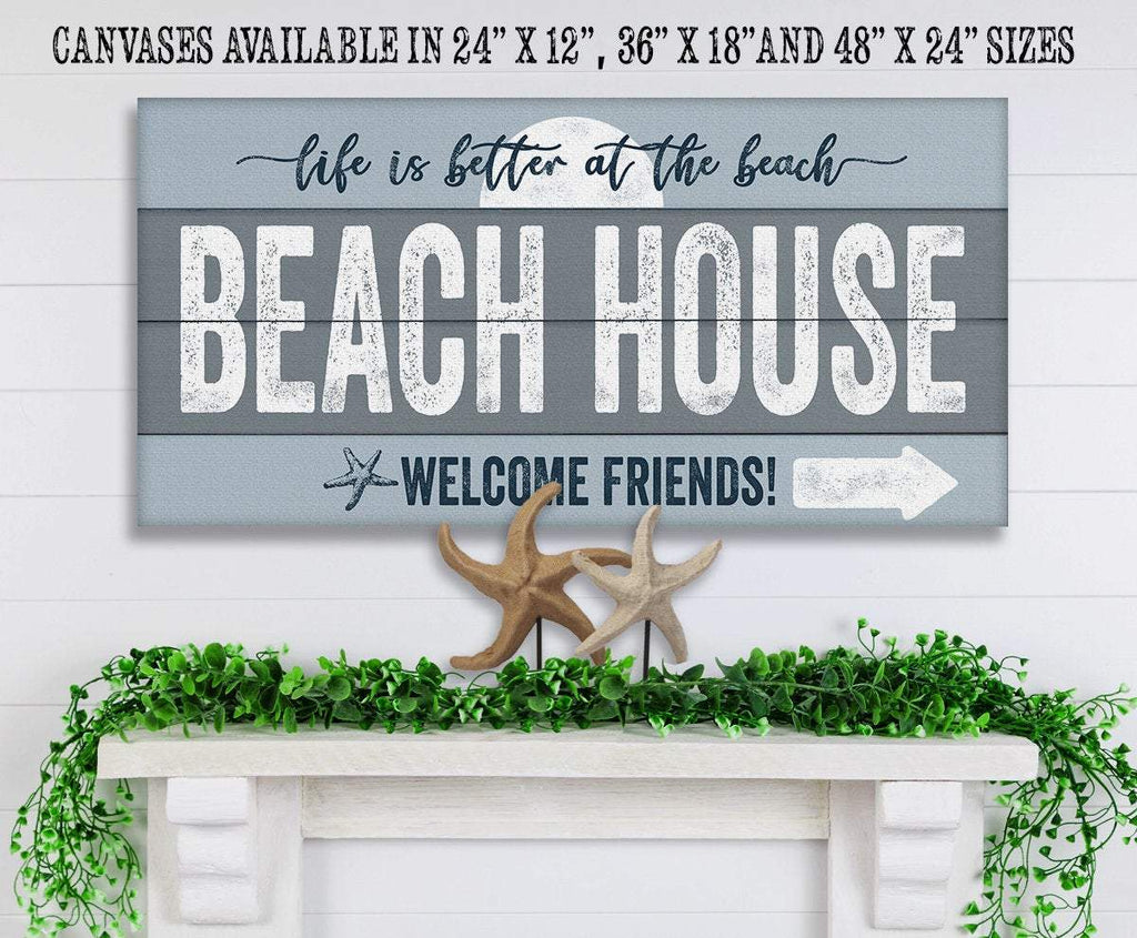 Beach House - Canvas