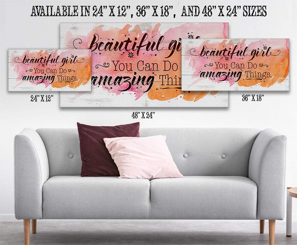 Beautiful Girl 2 - Canvas
