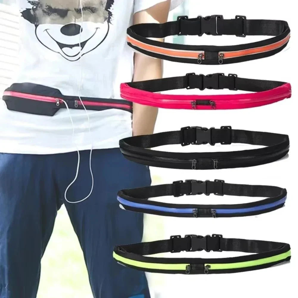 Unisex Running Waist Bag | Adjustable Lightweight Belt Pack for Jogging