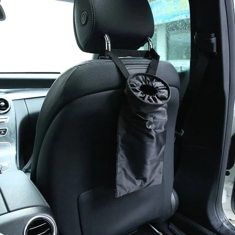 Car Seat Back Trash Holder | Waterproof Oxford Cloth Garbage Storage Bag with Hanging Design