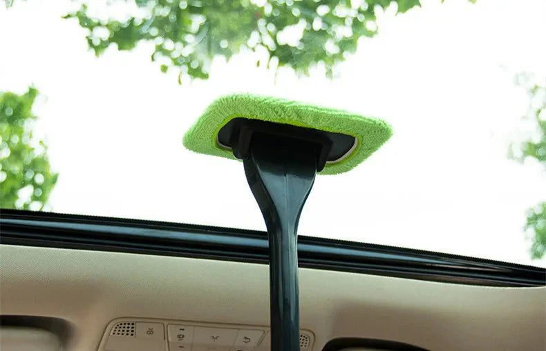 Car Window Cleaning Brush | Easy Grip Windshield Cleaner Tool