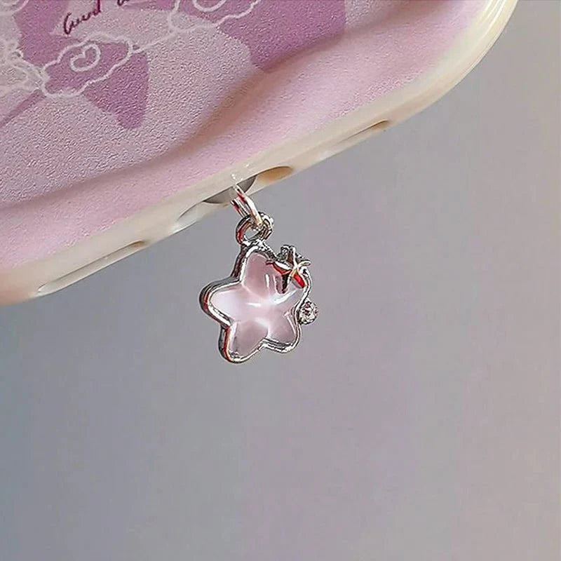 Diamond Star Phone Dust Plug | Type-C Decorative Pendant