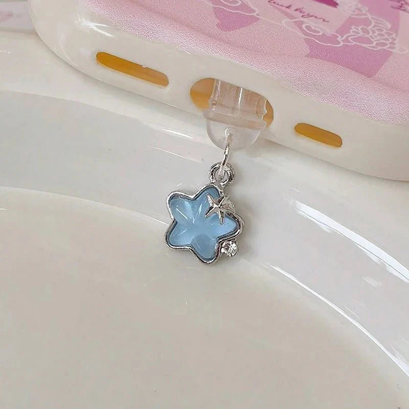 Diamond Star Phone Dust Plug | Type-C Decorative Pendant