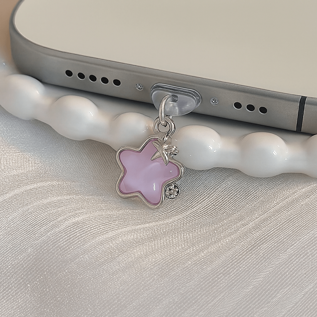 Diamond Star Phone Dust Plug | Type-C Decorative Pendant