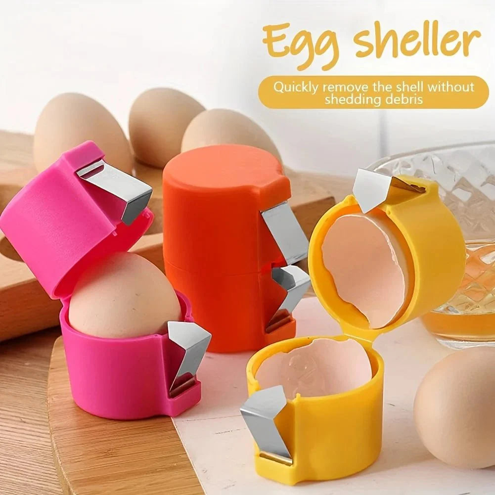 3 Pieces Egg Shell Easy Opener Set | Kitchen Egg Tool Kit