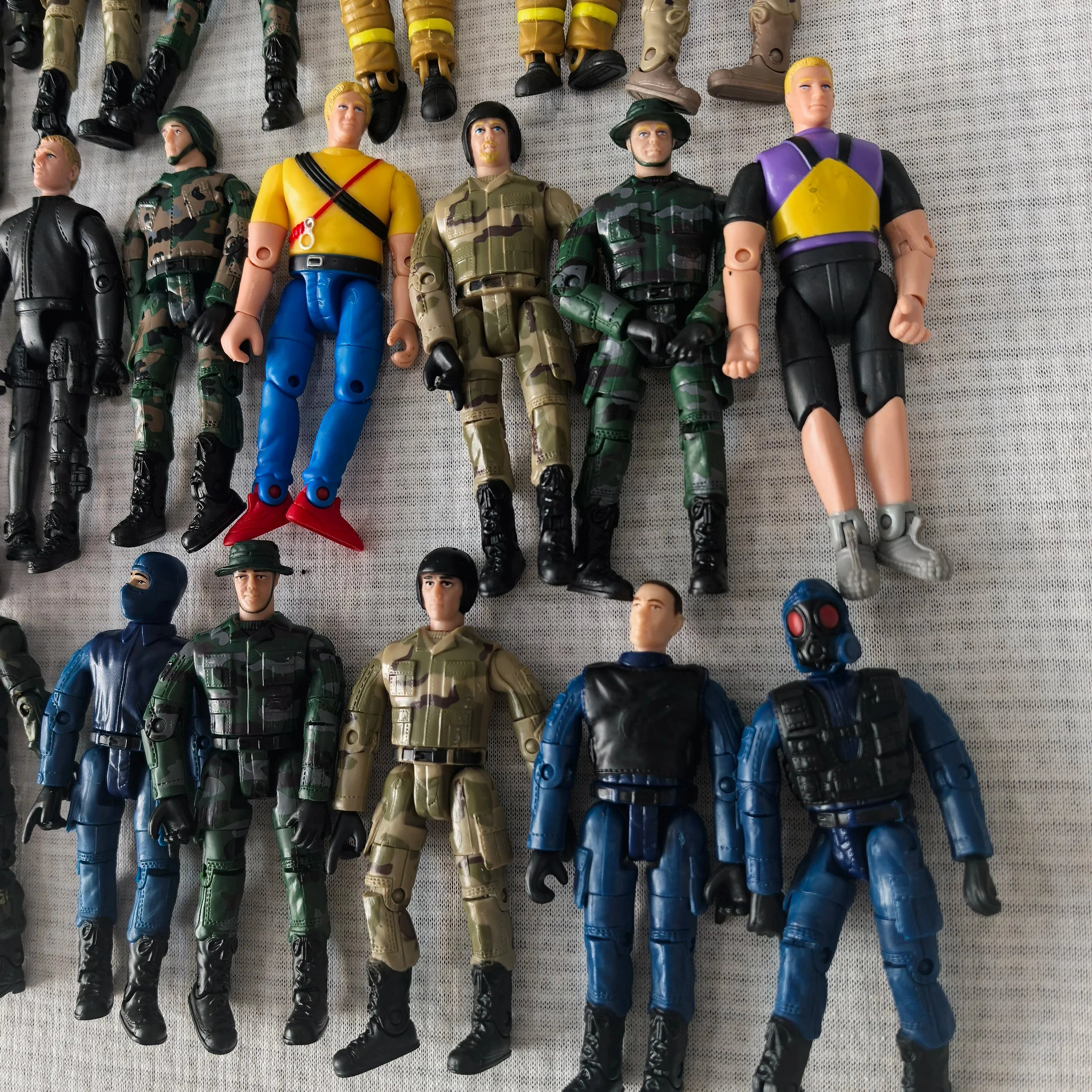 Elite Force Military Action Figures | 5-Piece 10cm Soldier Model Set