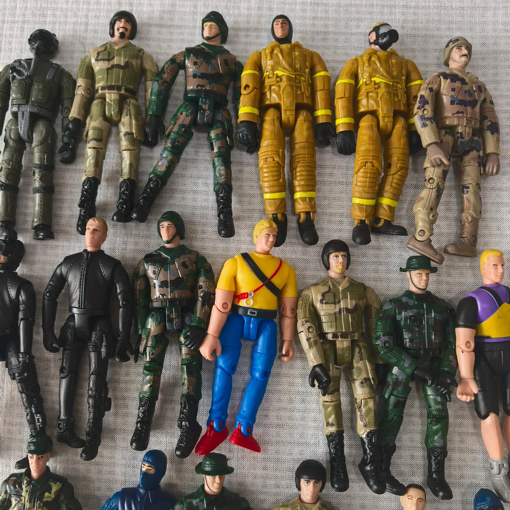 Elite Force Military Action Figures | 5-Piece 10cm Soldier Model Set