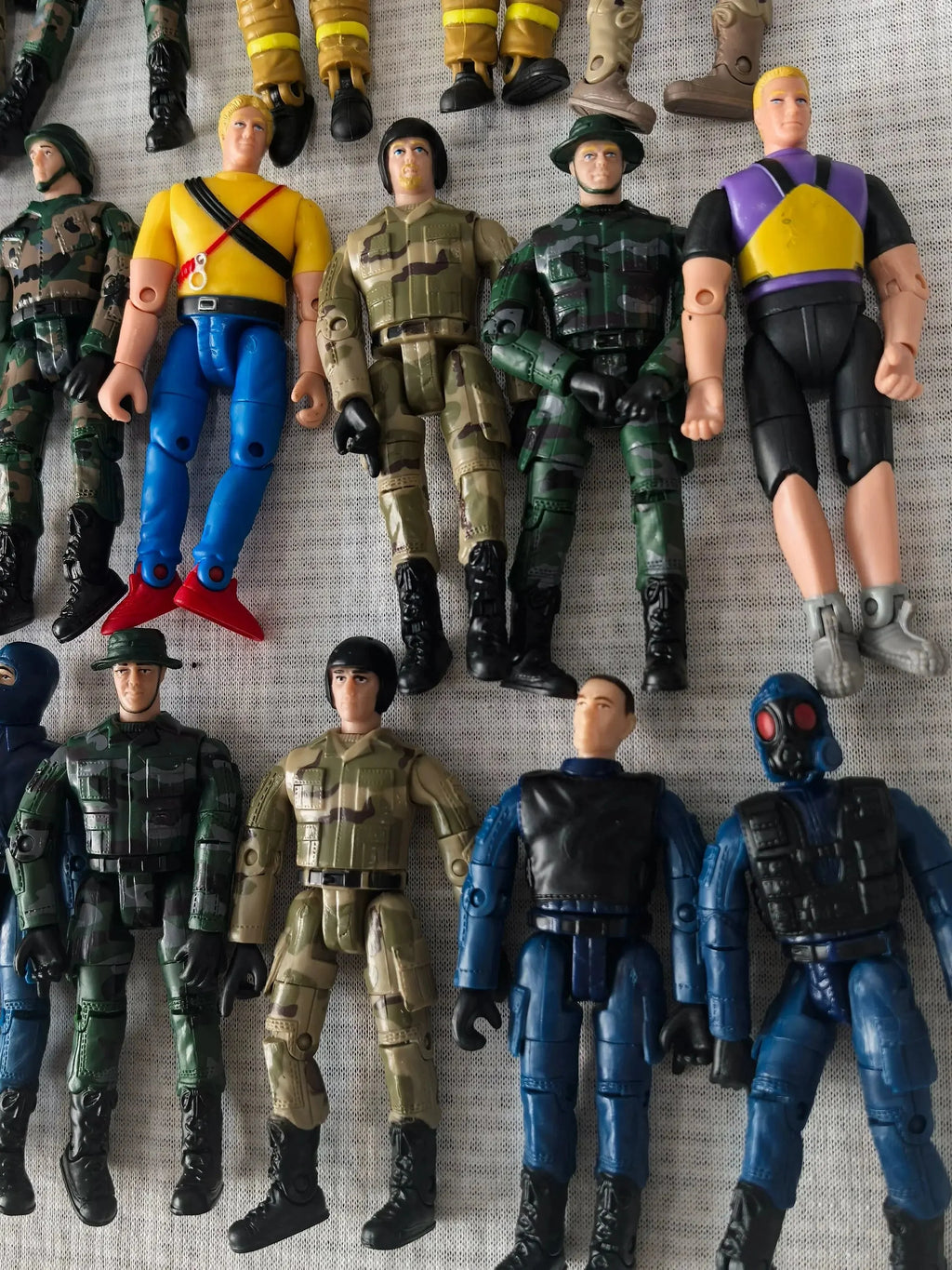 Elite Force Military Action Figures | 5-Piece 10cm Soldier Model Set