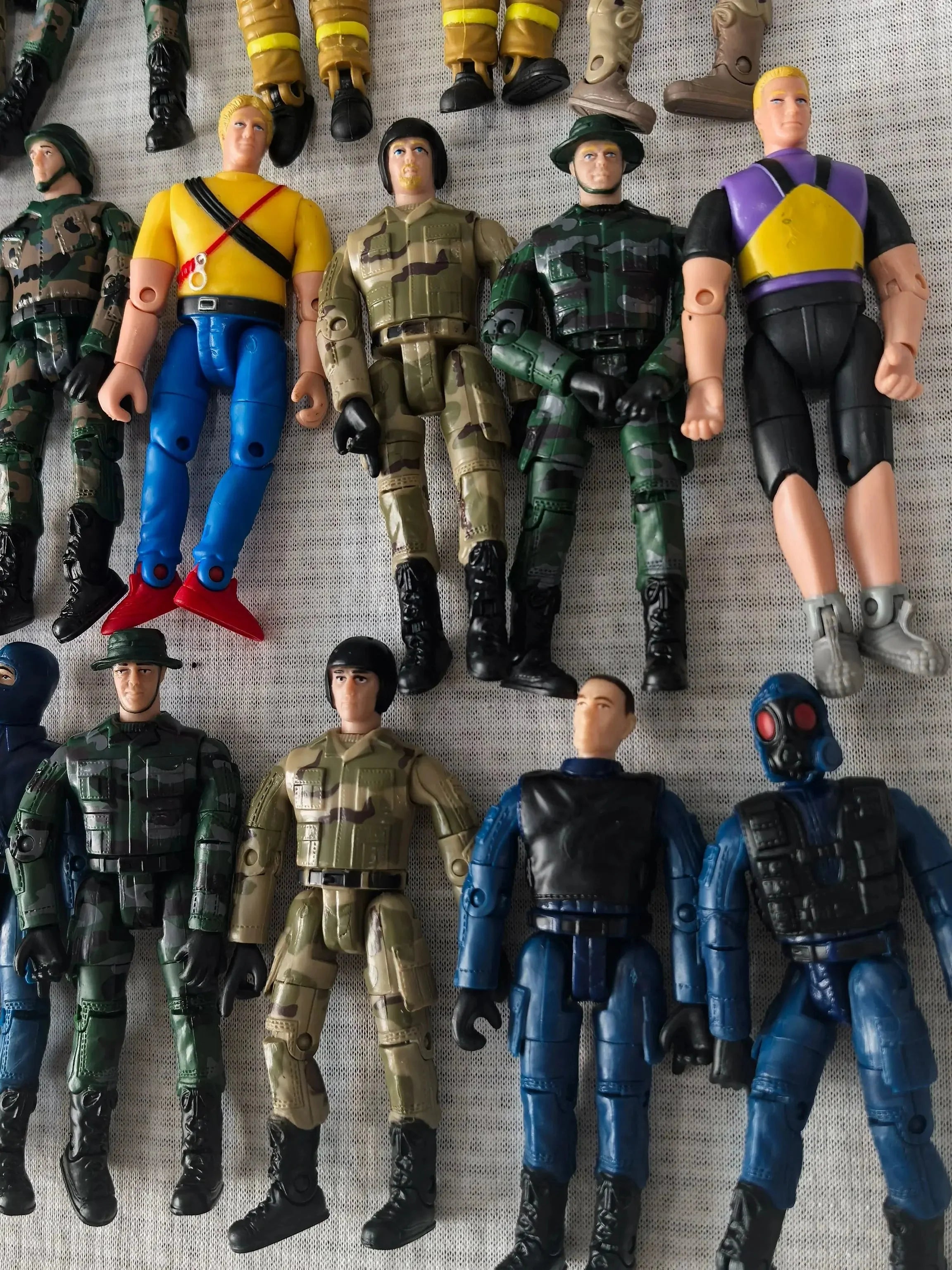 Elite Force Military Action Figures | 5-Piece 10cm Soldier Model Set
