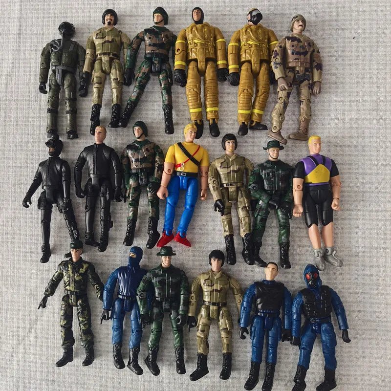 Elite Force Military Action Figures | 5-Piece 10cm Soldier Model Set