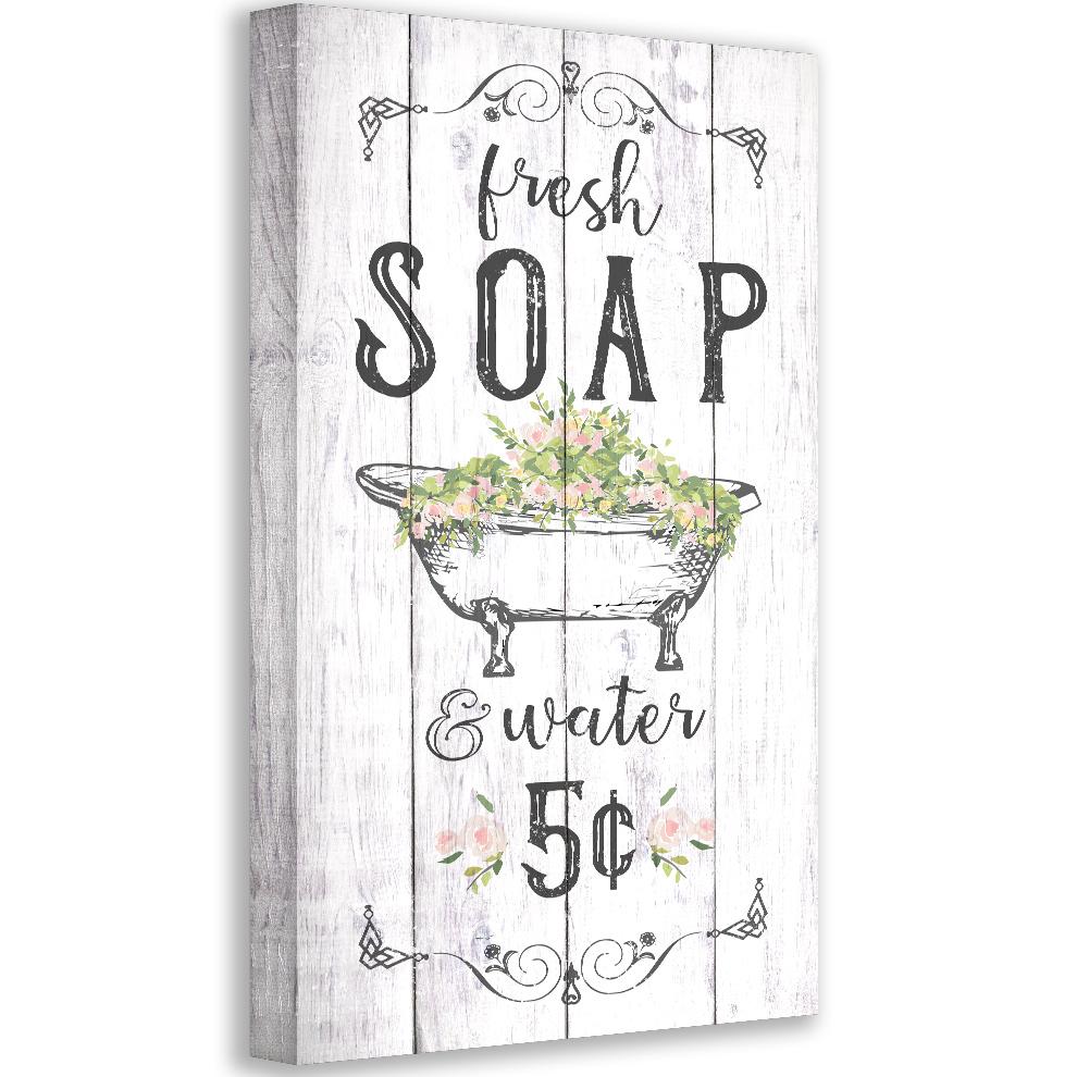 Fresh Soap & Water - Canvas