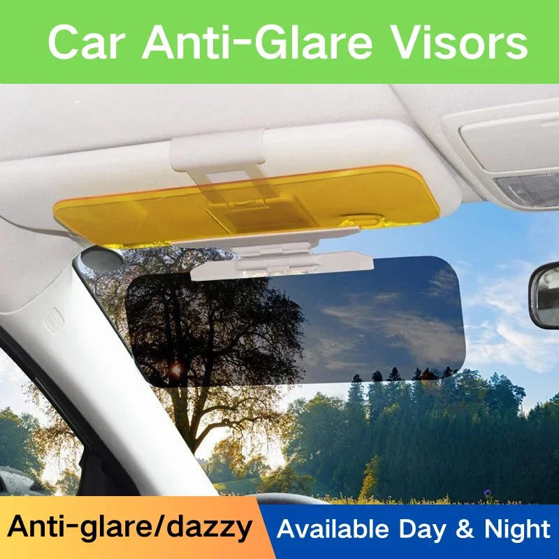 HD Anti-Glare Car Sun Visor | Day & Night Driving Glasses with UV Protection