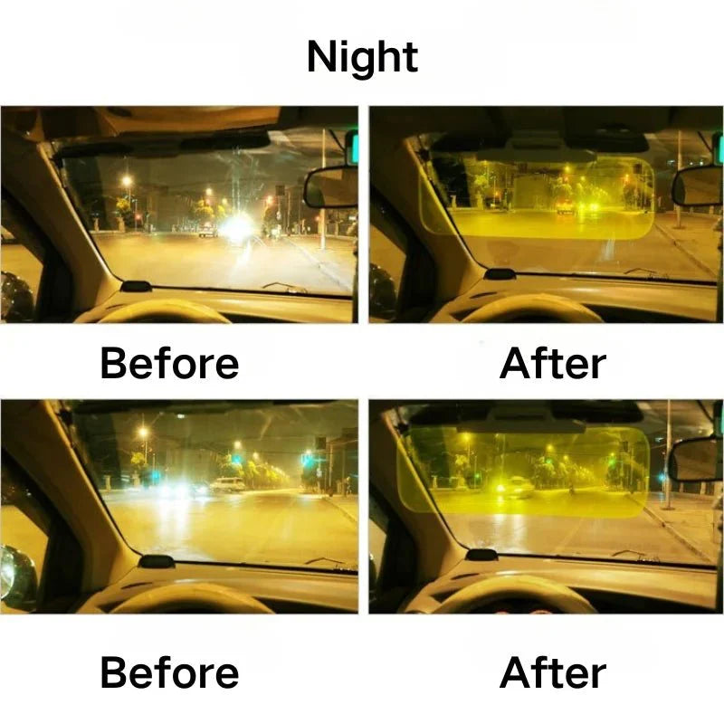 HD Anti-Glare Car Sun Visor | Day & Night Driving Glasses with UV Protection