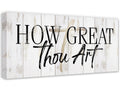 How Great Thou Art - Canvas