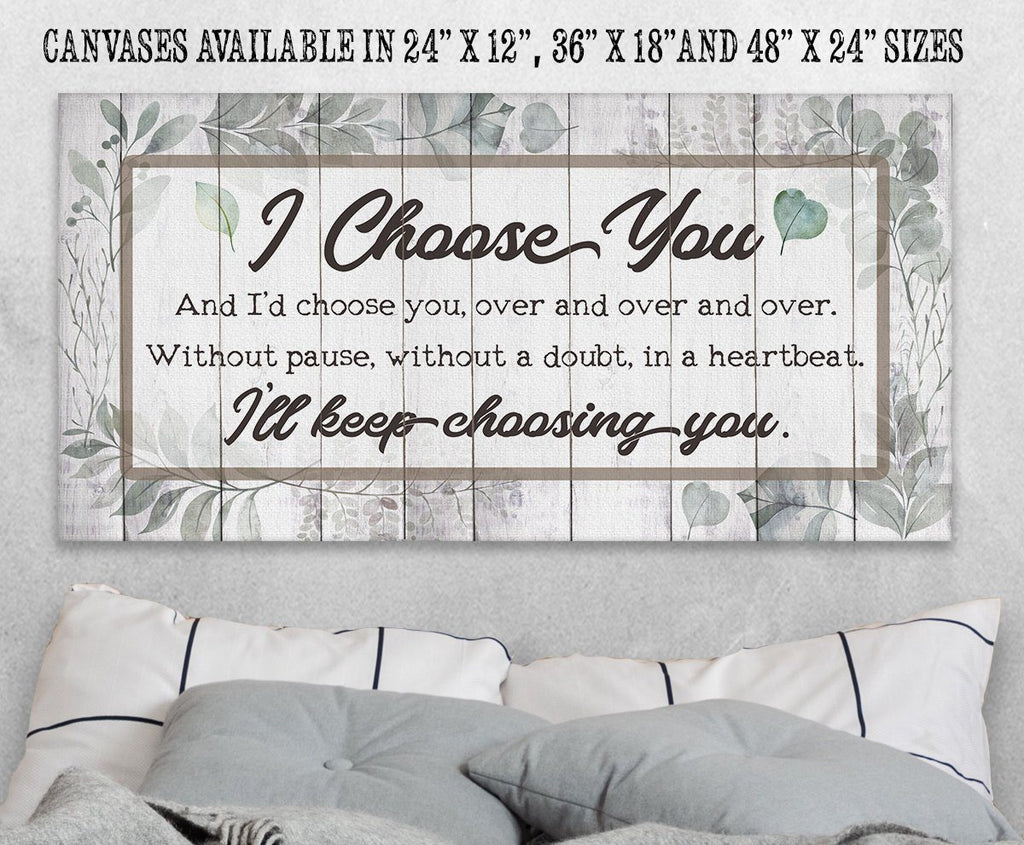 I Choose You - Canvas