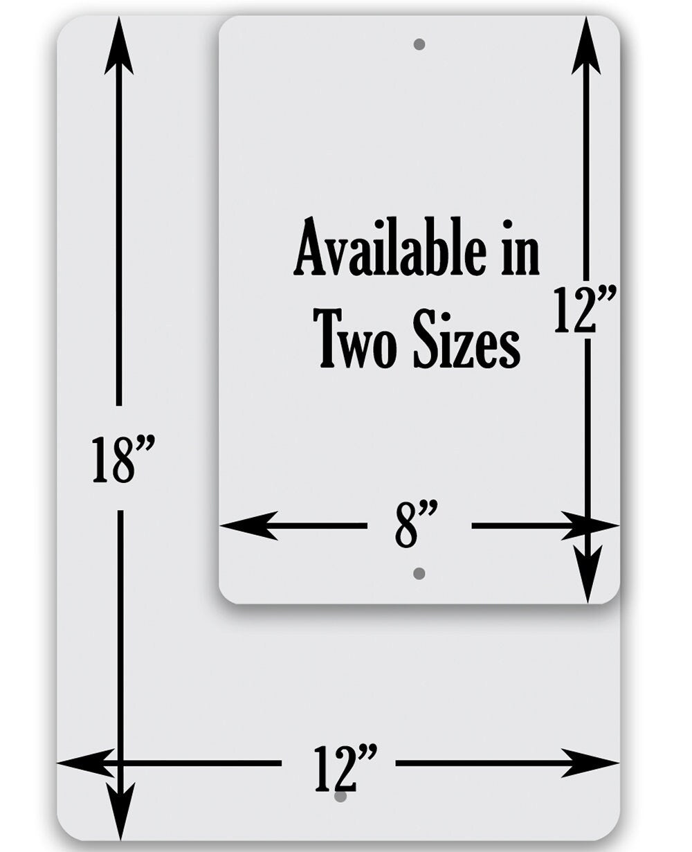 Pug Life (Blue) - Metal Sign