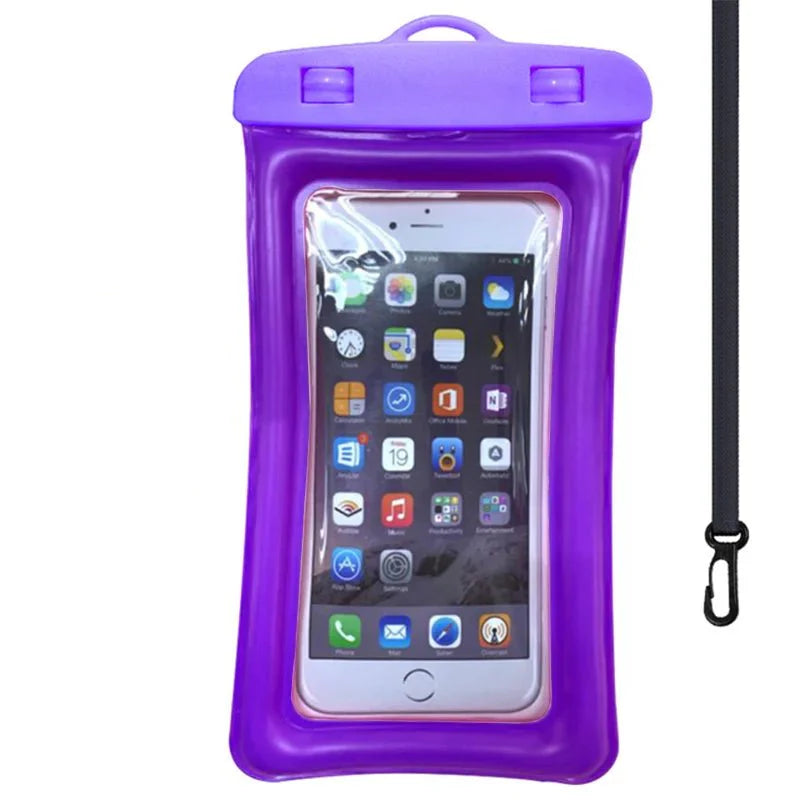 IP68 Universal Waterproof Phone Case Bag | Touch-Sensitive Pouch for iPhone, Samsung, and More