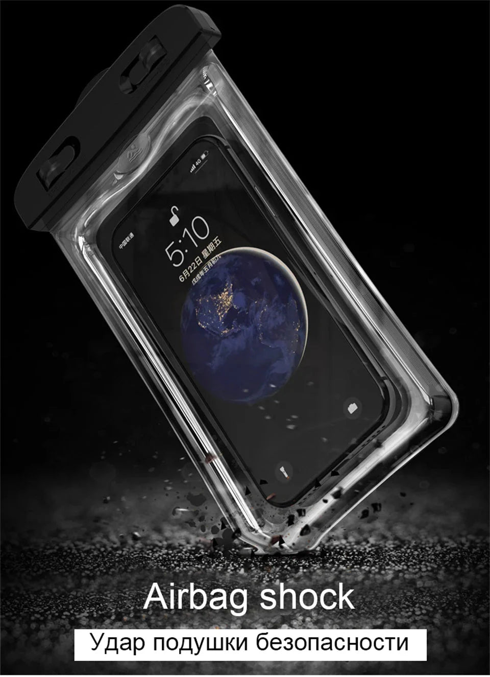 IP68 Universal Waterproof Phone Case Bag | Touch-Sensitive Pouch for iPhone, Samsung, and More