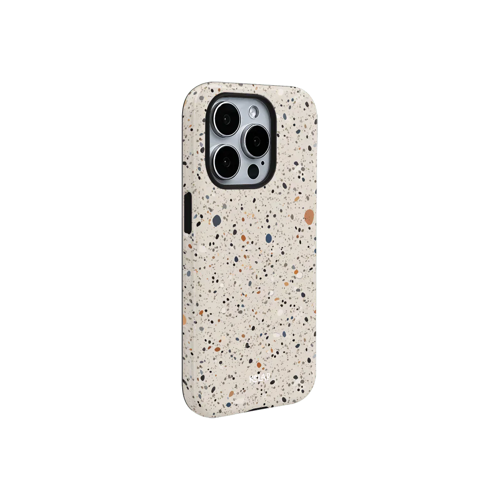 Ivory Haze | Ivory Paint Splatter iPhone Case