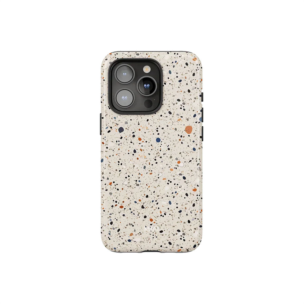 Ivory Haze | Ivory Paint Splatter iPhone Case