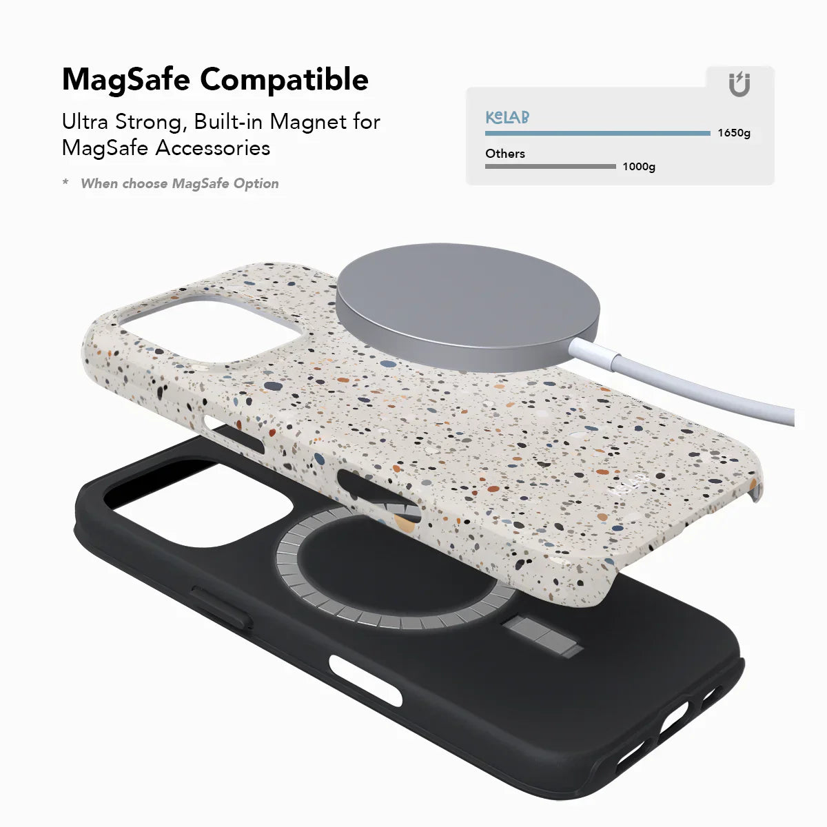 Ivory Haze | Ivory Paint Splatter iPhone Case