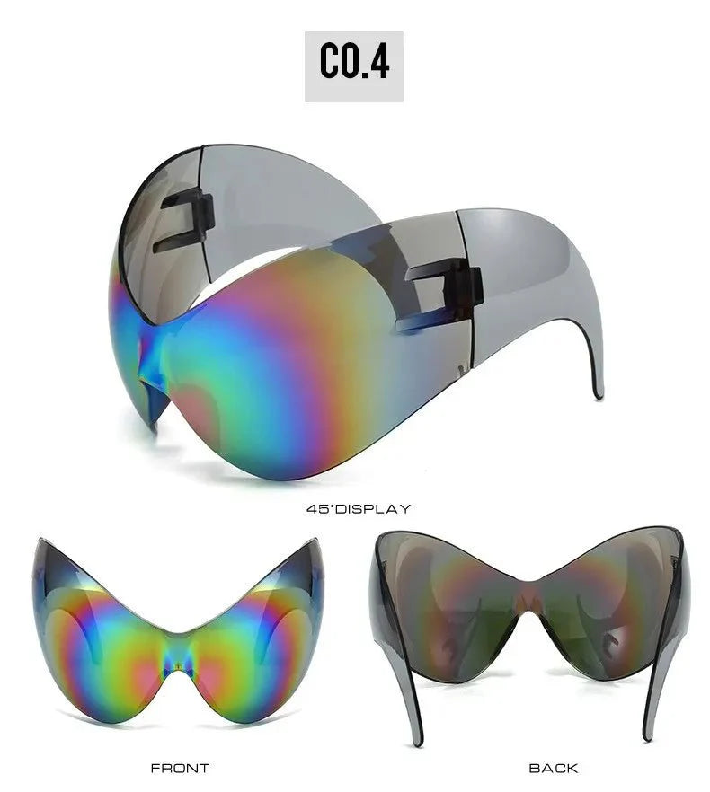 Oversized Sport Sunglasses | UV Protection Windproof Steampunk Goggles