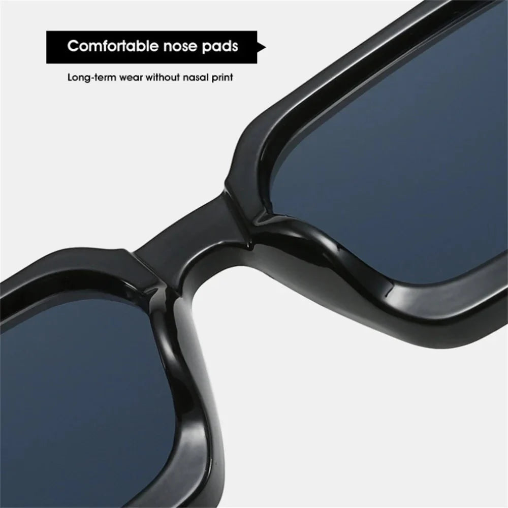 Square Frame Sunglasses | UV Protection Anti-Reflective Large Lens Design
