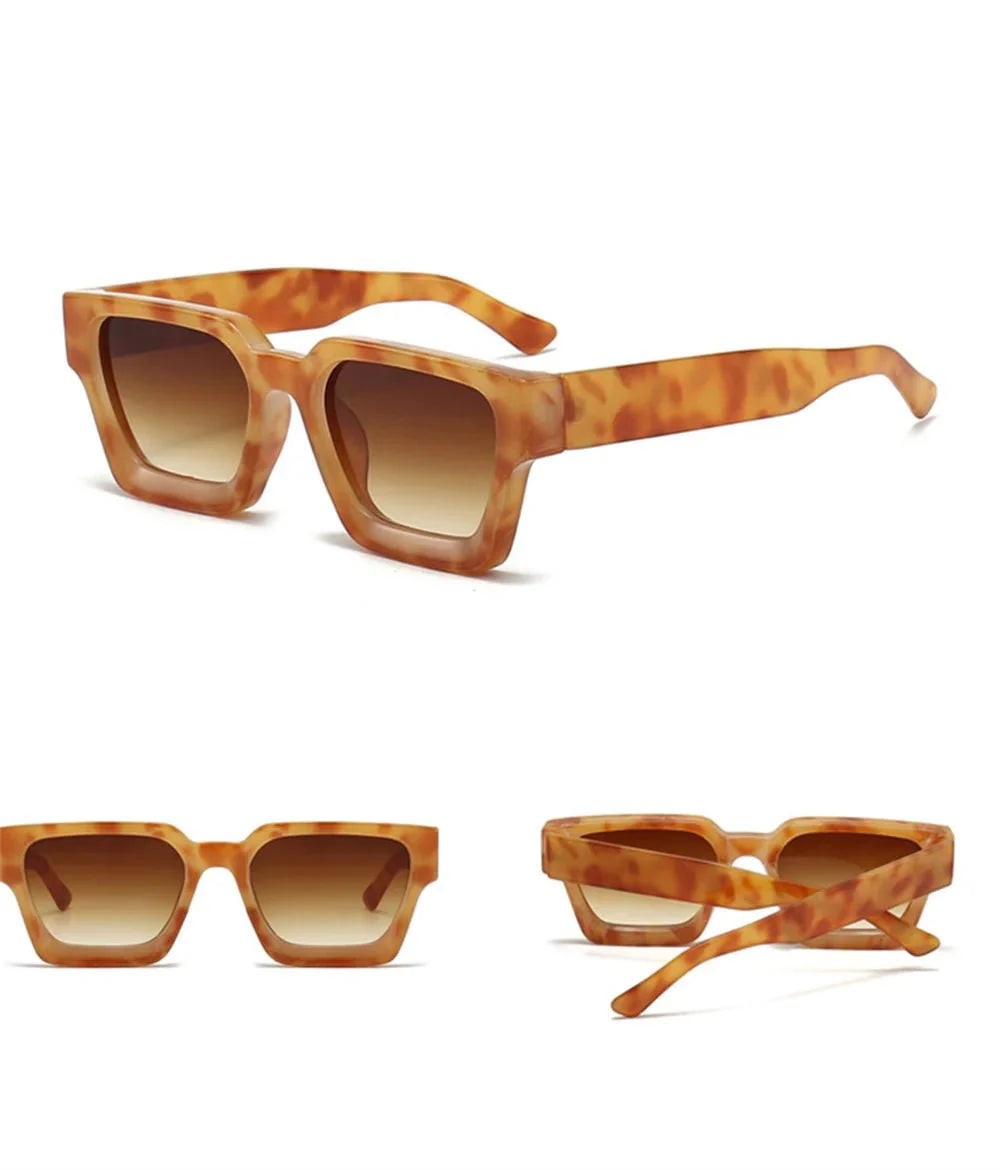 Square Frame Sunglasses | UV Protection Anti-Reflective Large Lens Design