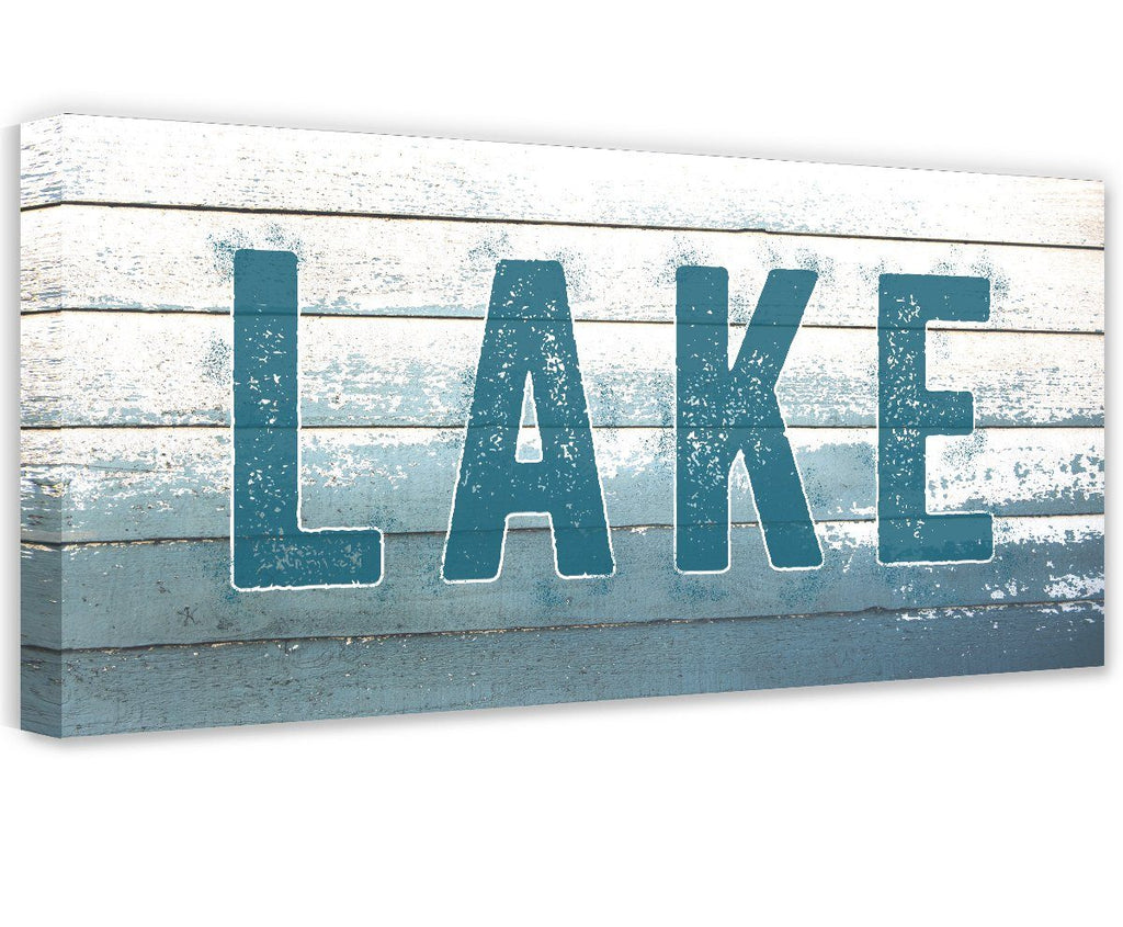 Lake Sign - Canvas