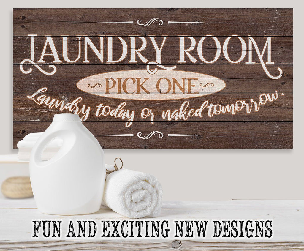 Laundry Pick One - Canvas
