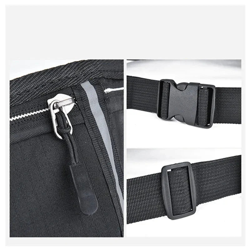 Waterproof Running Waist Bag | Lightweight Reflective Fanny Pack for Sports