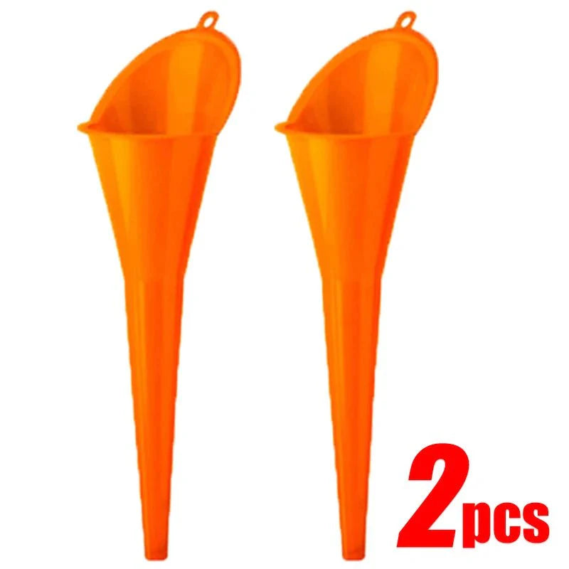 Engine Oil Funnel with Filter | Long Mouth Refueling Tool for Cars and Motorcycles