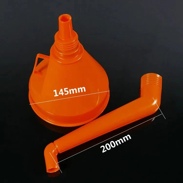 Engine Oil Funnel with Filter | Long Mouth Refueling Tool for Cars and Motorcycles