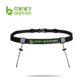 Adjustable Race Number Belt | Marathon and Triathlon Running Belt with Gel Holders