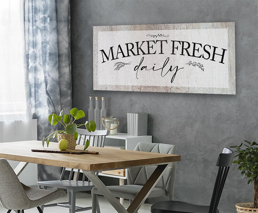 Market Fresh Daily - Canvas