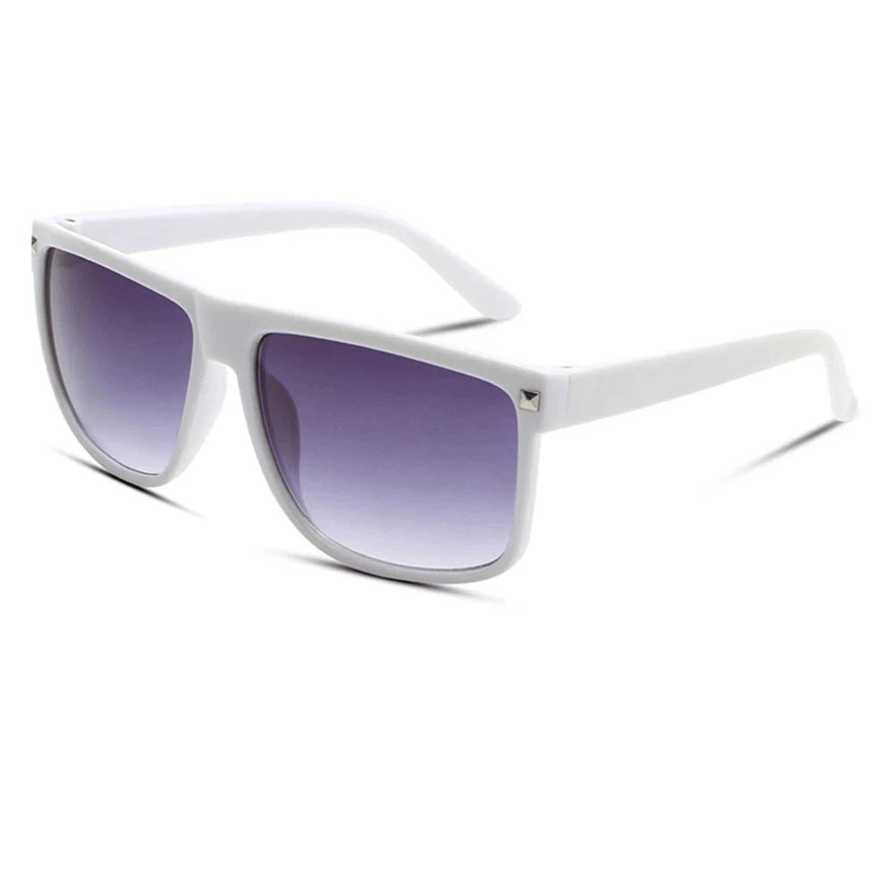 Men’s Classic Square Mirror Sunglasses – Vintage UV protection Fashion Eyewear